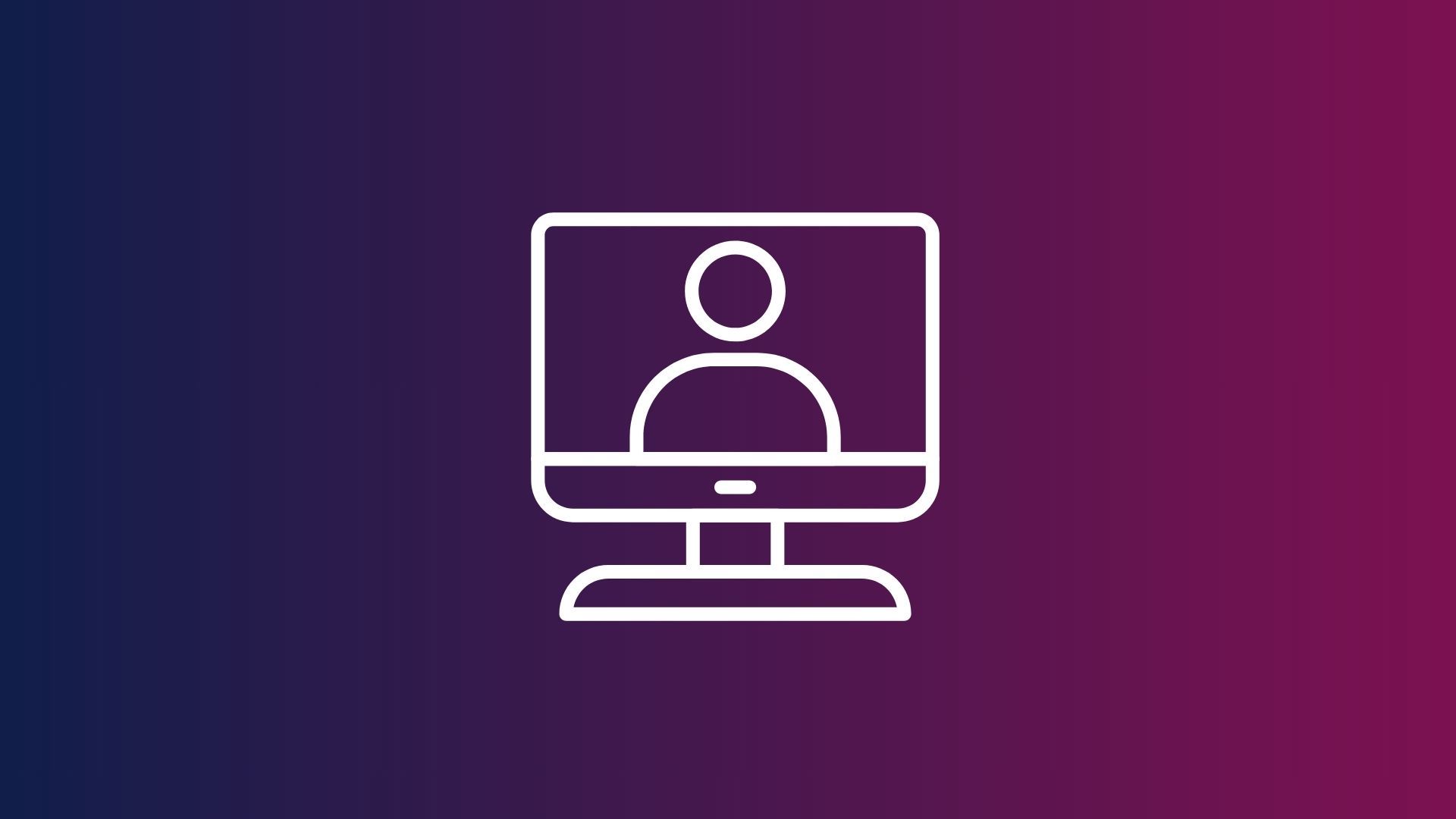 image symbole webinar: écran d'ordinateur