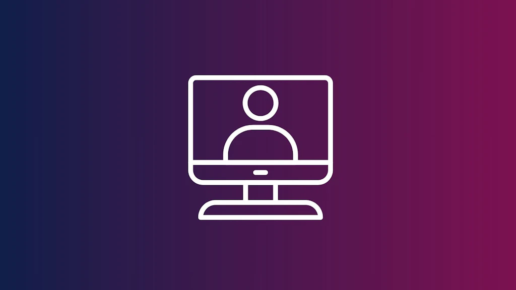 image symbole webinar: écran d'ordinateur