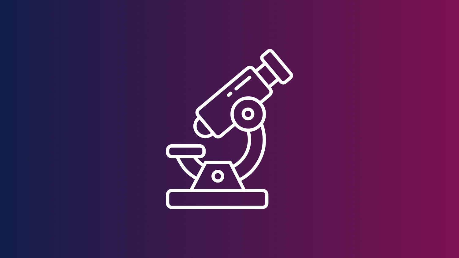 Microscope devant un fond coloré