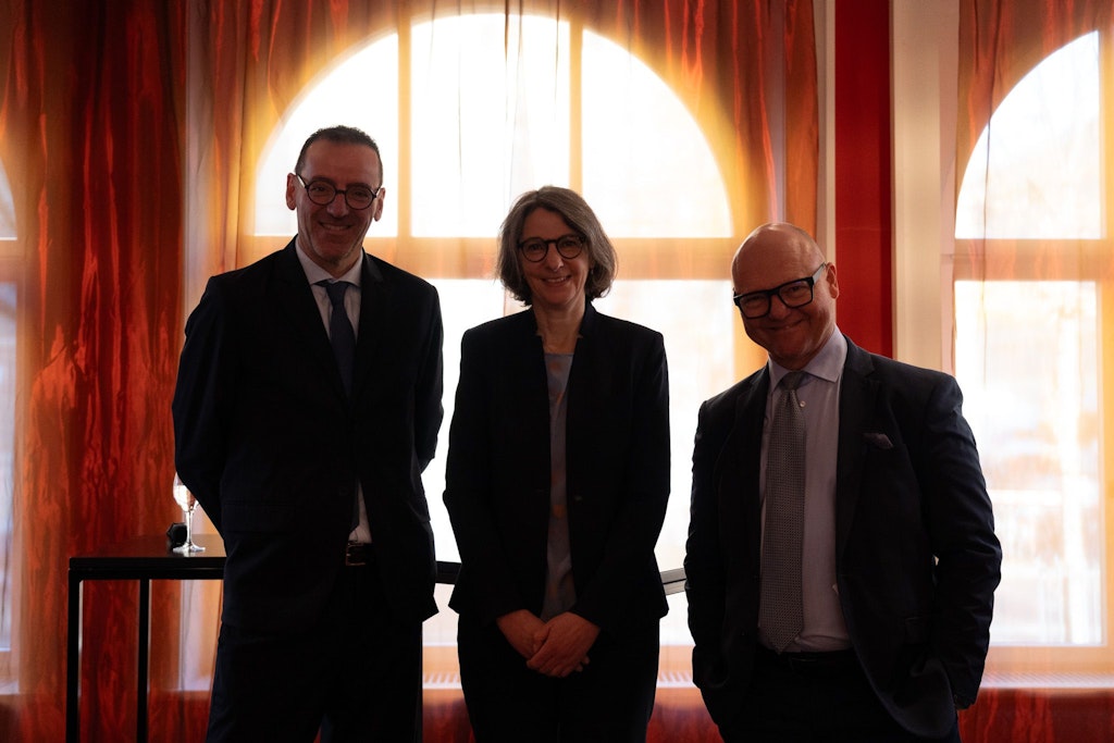 da sx a dx: Hostettler Fischer Stefan SG-DFI, Lévy Goldblum Anne UFSP e Ulrich Georges-Simon UFS